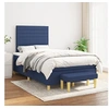 Image de Boxspring met matras stof blauw 120x200 cm3137227