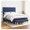 Image de Boxspring met matras stof blauw 140x200 cm3137243