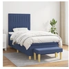 Image de Boxspring met matras stof blauw 90x200 cm3137291