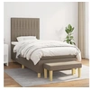 Image de Boxspring met matras stof taupe 100x200 cm3137297