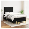Image de Boxspring met matras stof zwart 120x200 cm3137303