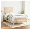 Image de Boxspring met matras stof cràmekleurig 120x200 cm3137306