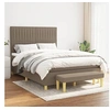 Image de Boxspring met matras stof taupe 140x200 cm3137321