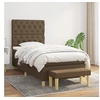 Image de Boxspring met matras stof donkerbruin 80x200 cm3137352