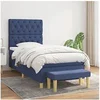 Image de Boxspring met matras stof blauw 80x200 cm3137355