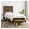 Image de Boxspring met matras stof donkerbruin 100x200 cm3137376