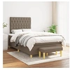 Image de Boxspring met matras stof taupe 120x200 cm3137385