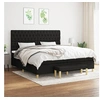 Image de Boxspring met matras stof zwart 200x200 cm3137423