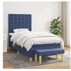 Image de Boxspring met matras stof blauw 90x200 cm3137451
