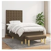 Image de Boxspring met matras stof donkerbruin 100x200 cm3137456