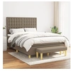 Image de Boxspring met matras stof taupe 140x190 cm3137473