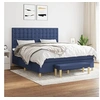 Image de Boxspring met matras stof blauw 180x200 cm3137499