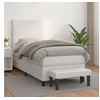 Image de Boxspring met matras kunstleer wit 80x200 cm3137510