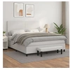 Image de Boxspring met matras kunstleer wit 180x200 cm3137558