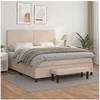 Image de Boxspring met matras kunstleer cappuccinokleurig 180x200 cm3137562