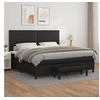 Image de Boxspring met matras kunstleer zwart 200x200 cm3137623
