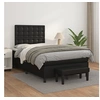 Image de Boxspring met matras kunstleer zwart 120x200 cm3137653