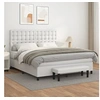 Image de Boxspring met matras kunstleer wit 160x200 cm3137672