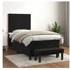 Image de Boxspring met matras fluweel zwart 90x200 cm3137703
