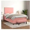 Image de Boxspring met matras fluweel roze 120x200 cm3137718