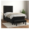 Image de Boxspring met matras fluweel zwart 90x190 cm3137757