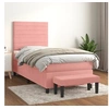 Image de Boxspring met matras fluweel roze 100x200 cm3137892