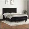 Image de Boxspring met matras fluweel zwart 160x200 cm3137913