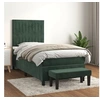 Image de Boxspring met matras fluweel donkergroen 90x190 cm3137938
