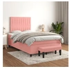 Image de Boxspring met matras fluweel roze 120x200 cm3137958