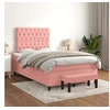 Image de Boxspring met matras fluweel roze 120x200 cm3138018