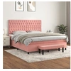 Image de Boxspring met matras fluweel roze 180x200 cm3138042