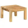 Image de Table Basse Table d'Appoint Bout de Canapé Meuble de Salle de Séjour Table de Salon Intérieur 55x55x35 cm Bois de Manguier Massif
