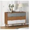 Image de Commode MOLDE Marron 113x40x80 cm Bois de pin massif