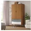 Image de Garde-robe MOLDE Marron 90x55x175 cm Bois massif de pin350522
