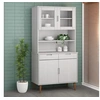 Image de Dessus de buffet MOLDE Blanc 90x35x100 cm Bois massif de pin