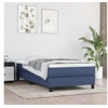 Image de Boxspring met matras stof blauw 100x200 cm3144059