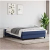 Image de Boxspring met matras stof blauw 140x200 cm3144083