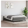 Image de Boxspring met matras stof donkergrijs 160x200 cm3144086