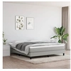 Image de Boxspring met matras stof lichtgrijs 180x200 cm3144093