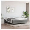 Image de Boxspring met matras stof donkergrijs 180x200 cm3144094