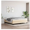 Image de Boxspring met matras stof cràmekleurig 180x200 cm3144098