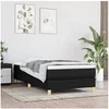 Image de Boxspring met matras stof zwart 80x200 cm3144129