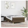 Image de Boxspring met matras stof donkerbruin 90x190 cm3144138