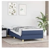 Image de Boxspring met matras stof blauw 100x200 cm3144157