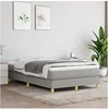 Image de Boxspring met matras stof lichtgrijs 120x200 cm3144159