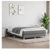 Image de Boxspring met matras stof donkergrijs 140x190 cm3144168