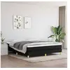 Image de Boxspring met matras stof zwart 160x200 cm3144185
