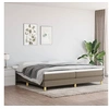 Image de Boxspring met matras stof taupe 200x200 cm3144203