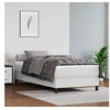 Image de Boxspring met matras kunstleer wit 80x200 cm3144226