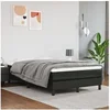 Image de Boxspring met matras kunstleer zwart 120x200 cm3144249